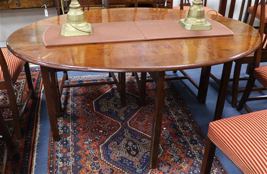 A George III wake table W.163cm